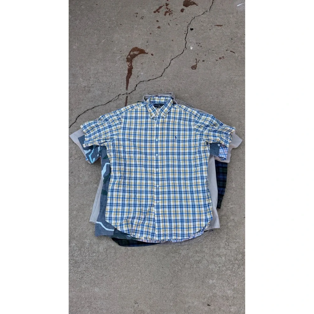 Lot of 9 | Mens L-XXXL Button Down Shirt Ralph Lauren Peter Millar BKE VRST